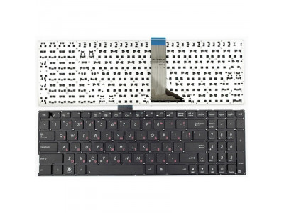 Клавиатура за лаптоп Asus A555 F555 K555 X555 Черна с Кирилица (без рамка)